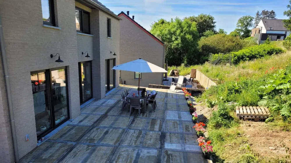Terrasse à Biercée