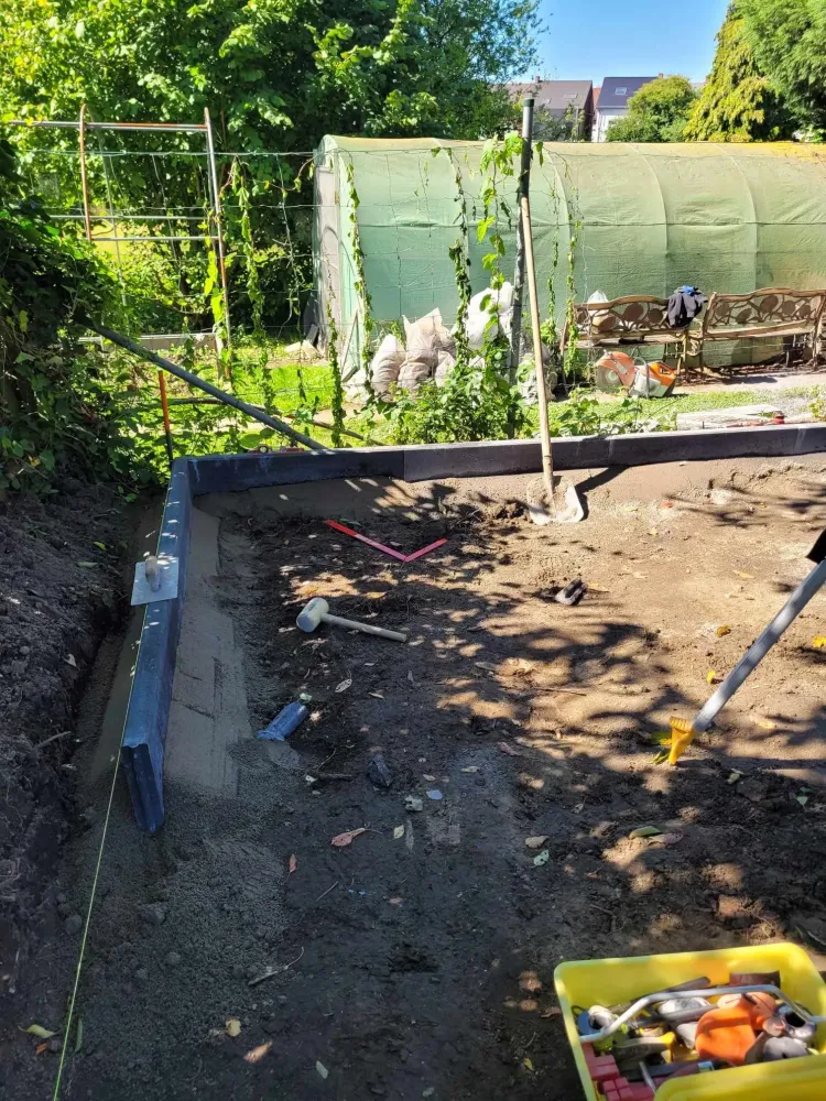 debut travaux dalle