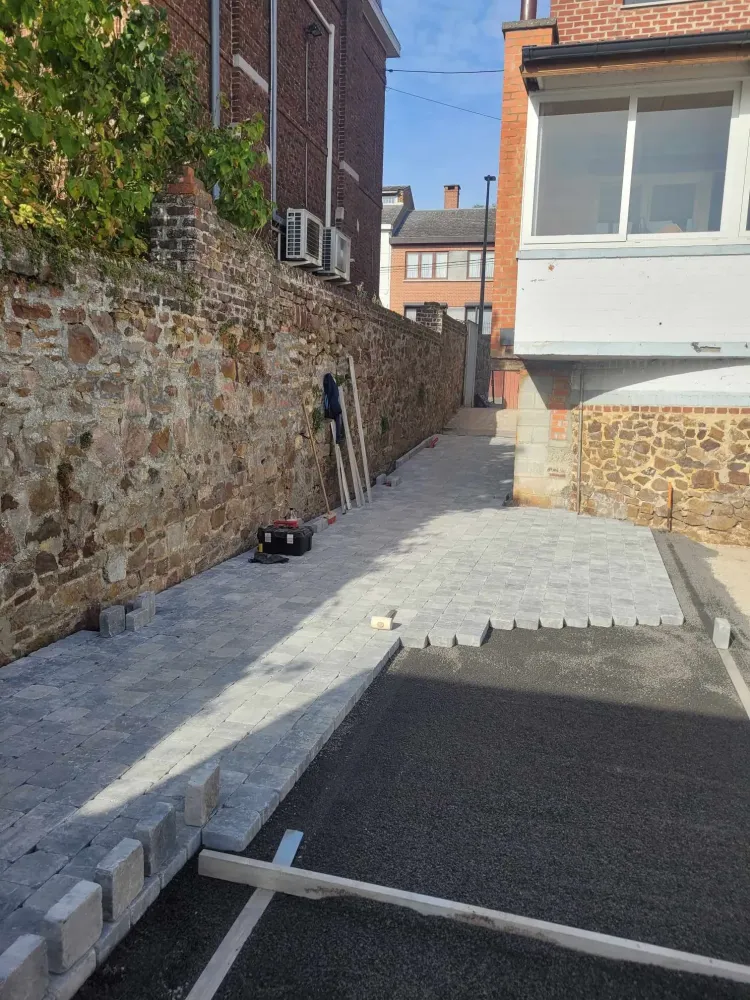 terrasse avancement travaux