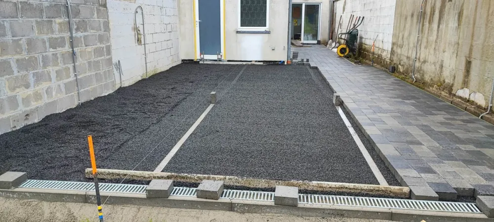 terrasse pont travaux