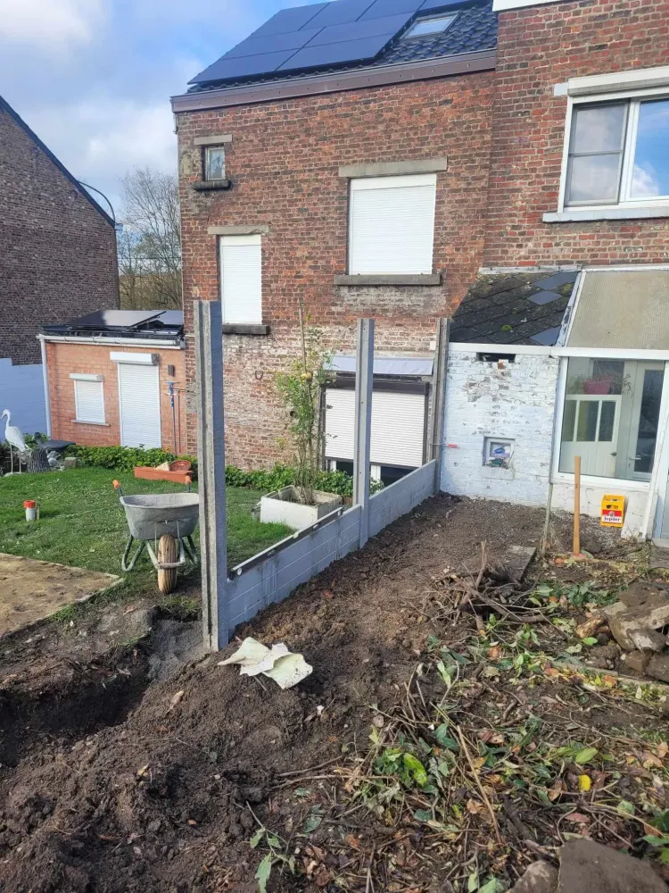 palissade travaux