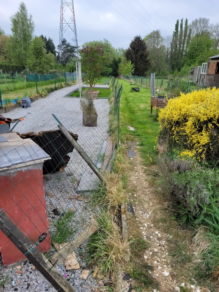 cloture avant travaux