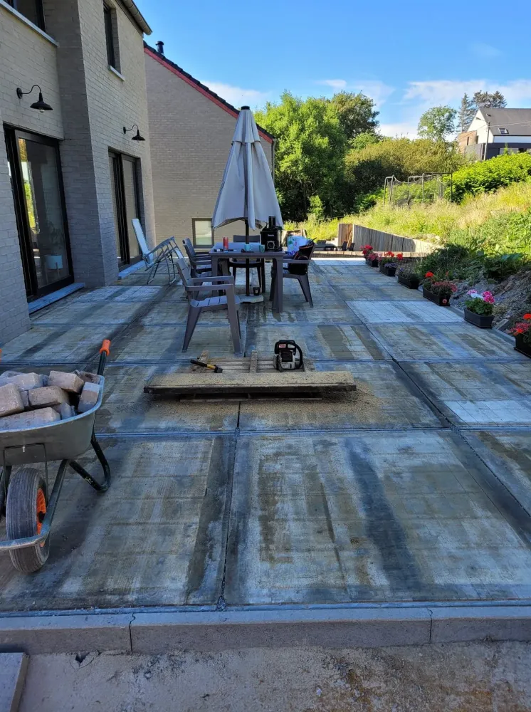 chantier Ham-sur-Heure fini