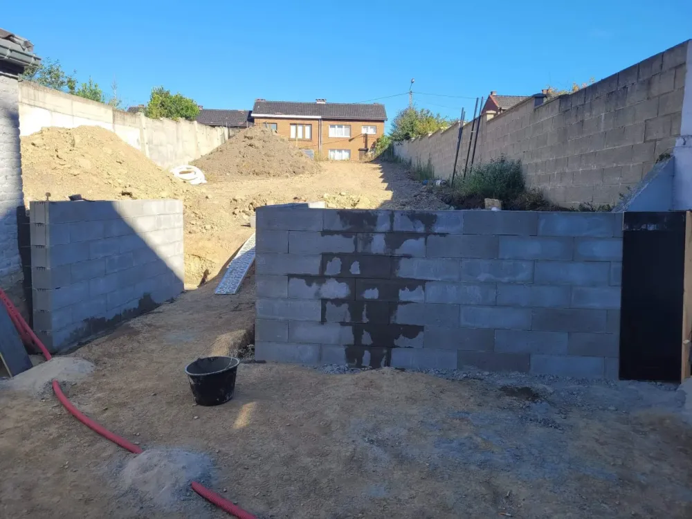 creation de mur terrasse