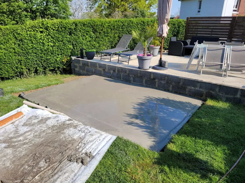 terrassement et bordure