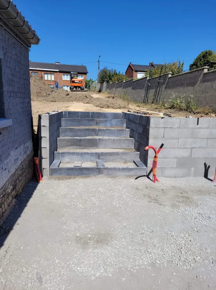 escalier beton